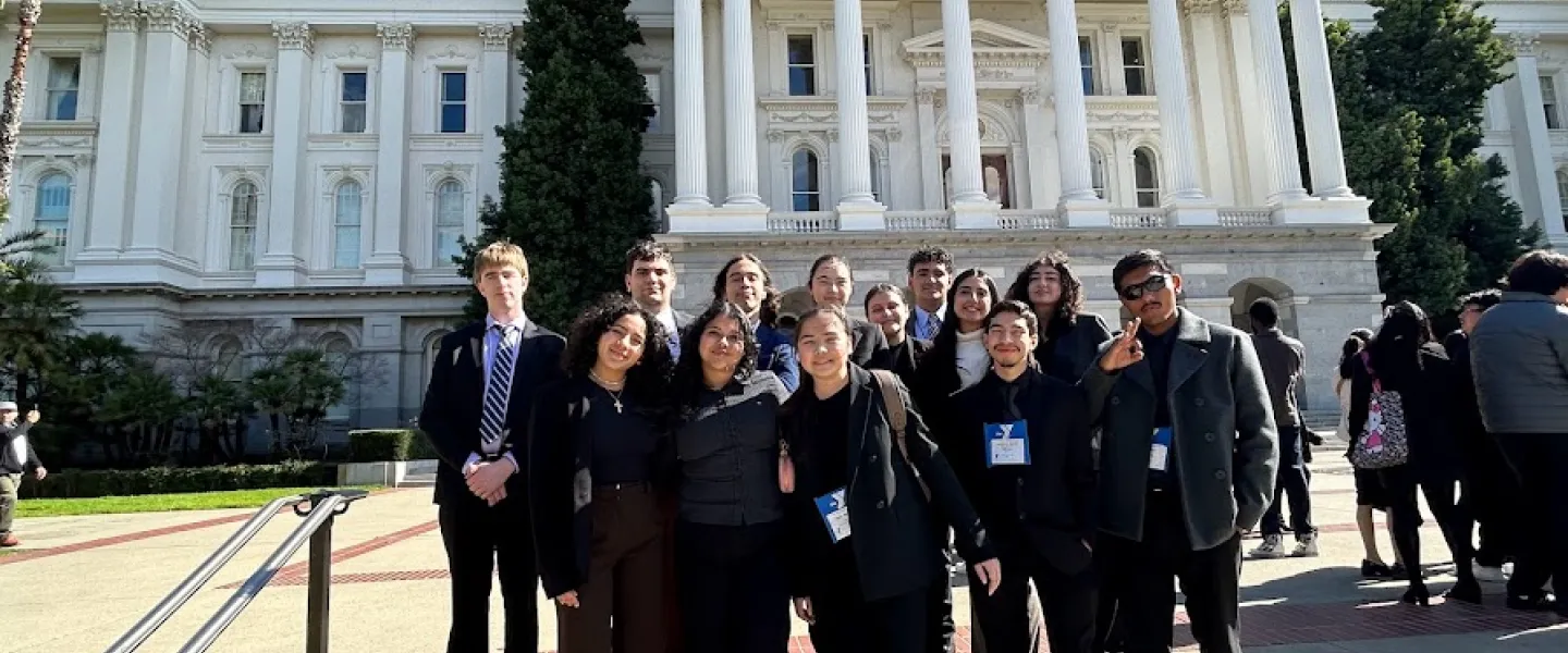 The delegation at the Capitol!