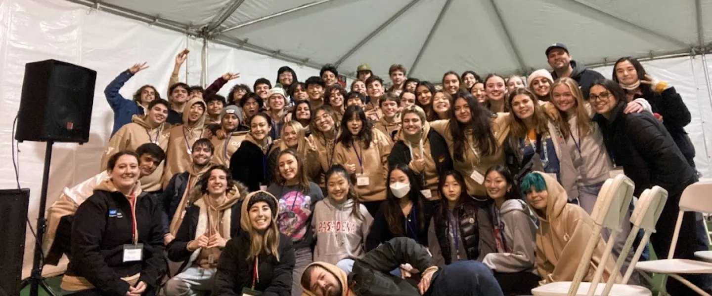 group of delegates at camp roberts