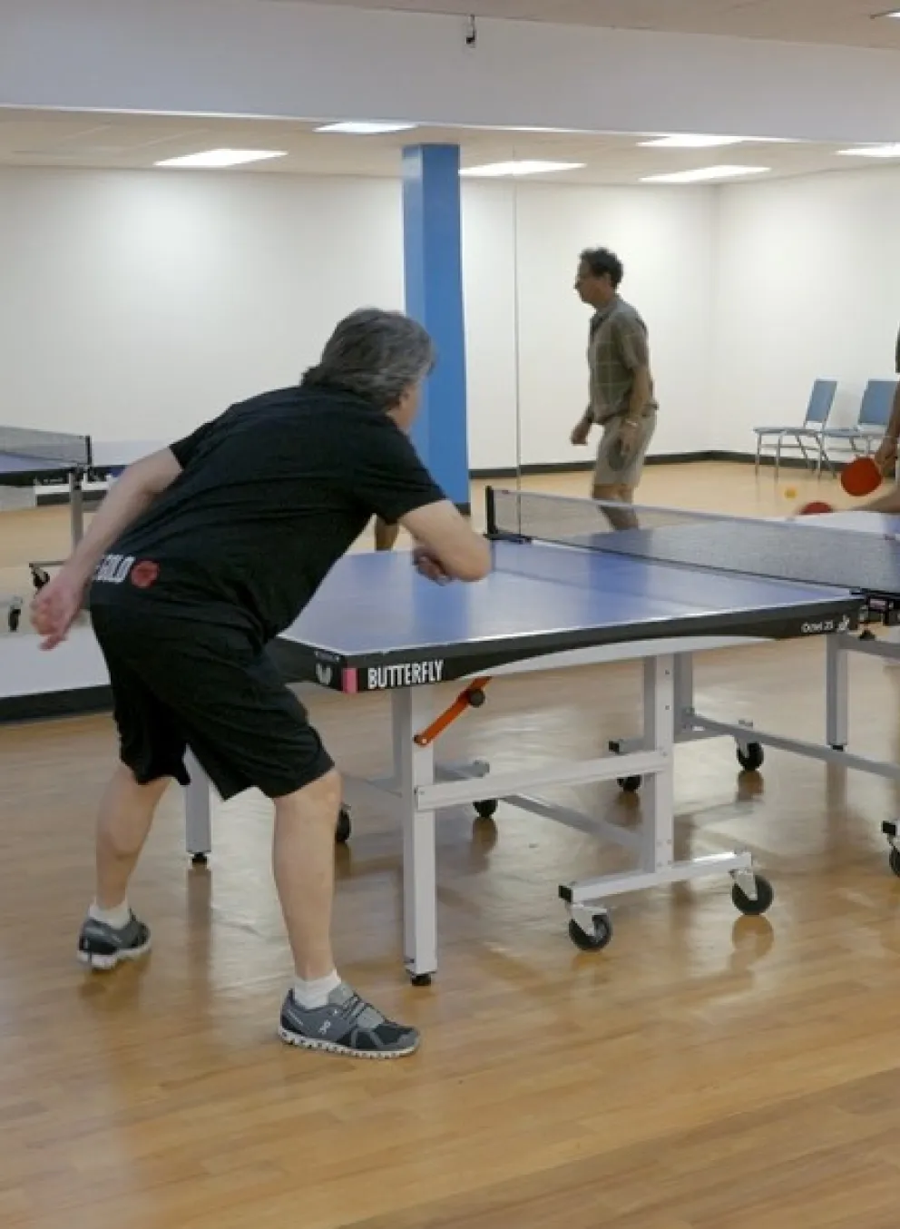 4 table tennis players