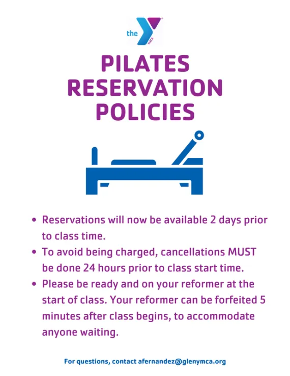Pilates reservation policies