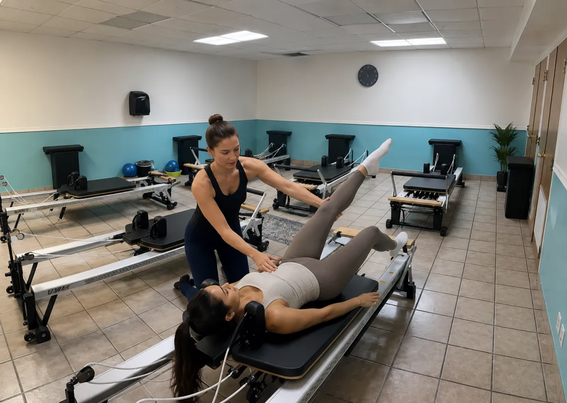 one on one pilates session